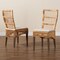 Baxton Studio Sullivan Modern Bohemian Natural Brown Rattan Dining Chair, PK2 209-2PC-12796 - alternate 6